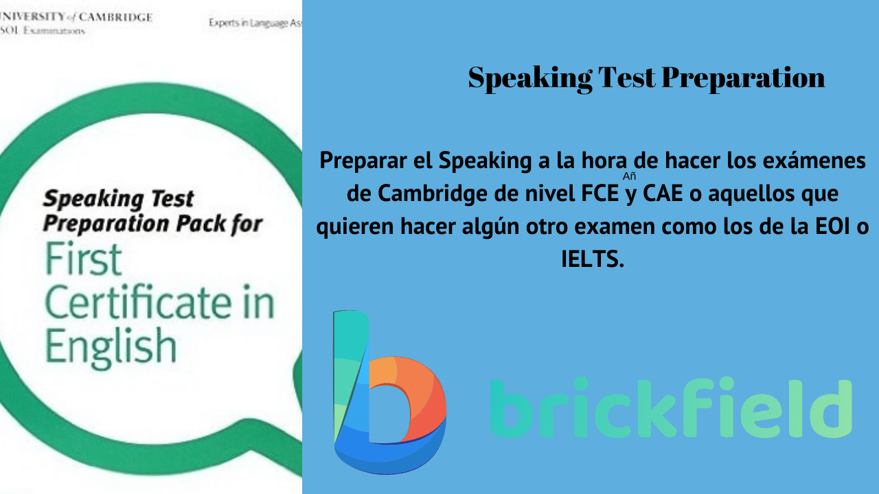 Speaking Test Preparation Pack