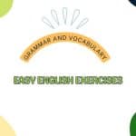 Easy english exercises