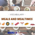 FOOD AND MEALS Vocabulary